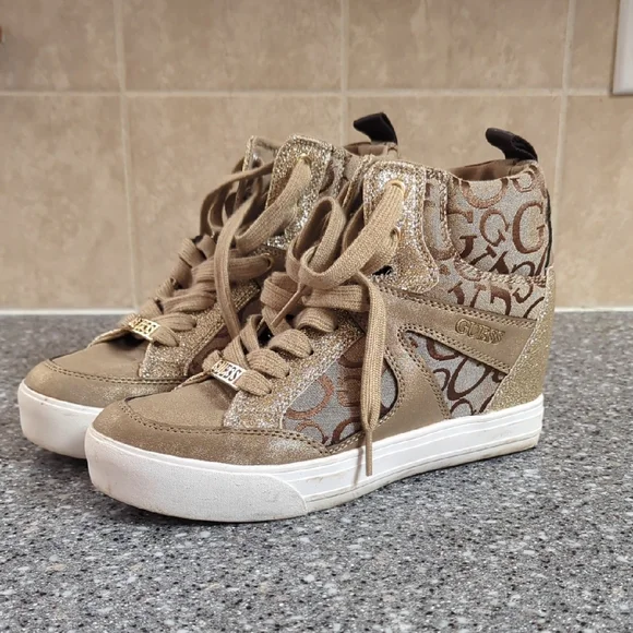 HOT Brown Guess Los Angeles Shoes Womens Guess Shoes